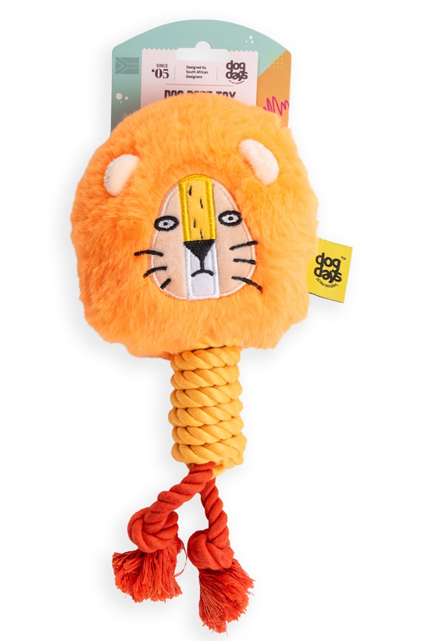 Dog Days Lion With Rope Legs Plush Toy 30Cm