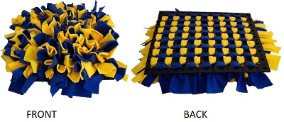 Snufflemat Blue & Yellow Small 30X30Cm
