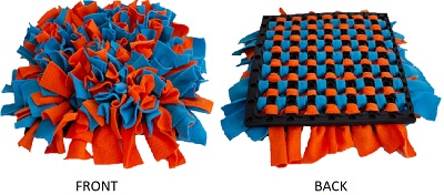 Snufflemat Turquoise & Orange Medium 28X40Cm