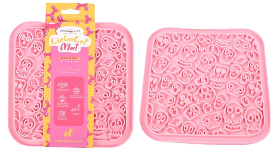 Dog's Life Lick-A-Lot Cute Punk Enrichment Pink