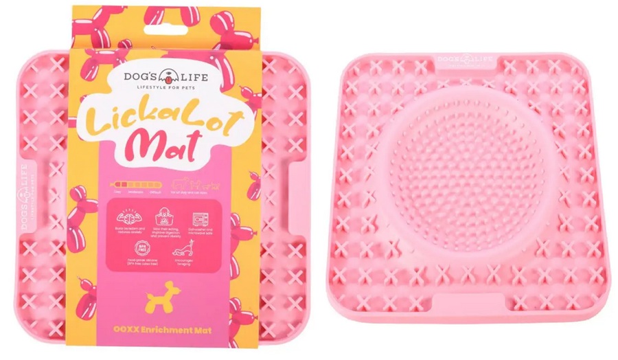 Dog's Life Lickalot Xxoo Enrichment Soft Pink