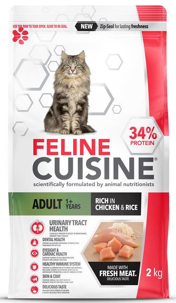Feline Cuisine Adult Chicken & Rice 2Kg