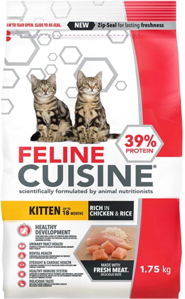 Feline Cuisine Kitten Chicken & Rice 1.75Kg