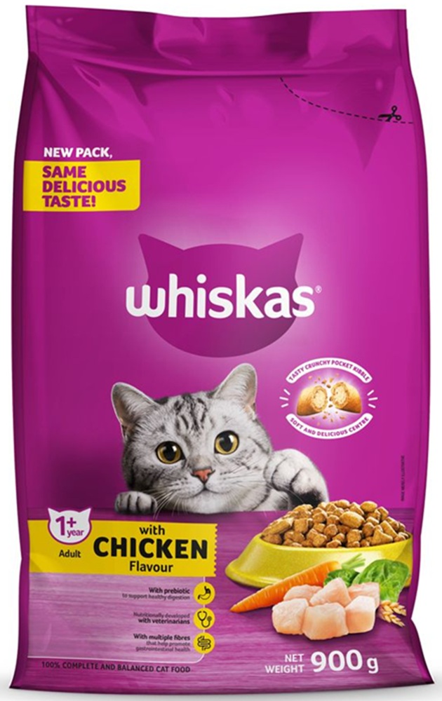 Whiskas Adult Chicken 900G