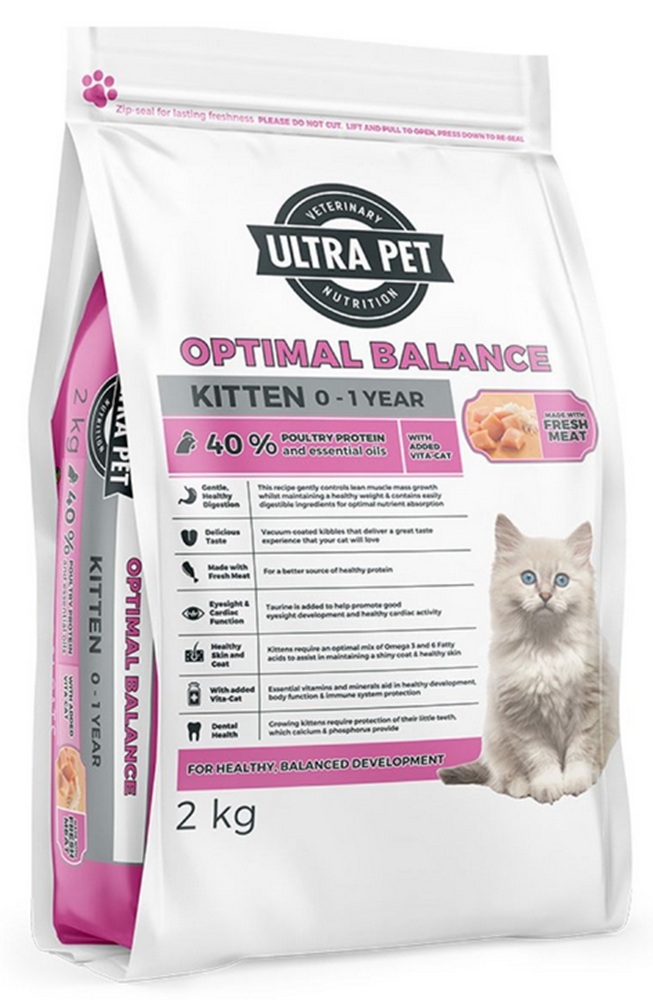 Ultra Pet Kitten Optimal Balance Chicken 2Kg