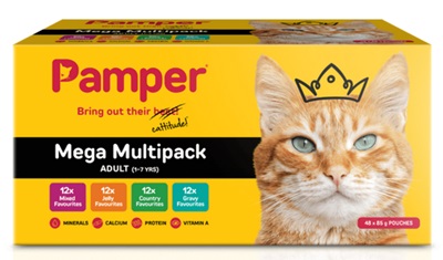 Pamper Adult Mega Mixed Multi-Pack 48X85G