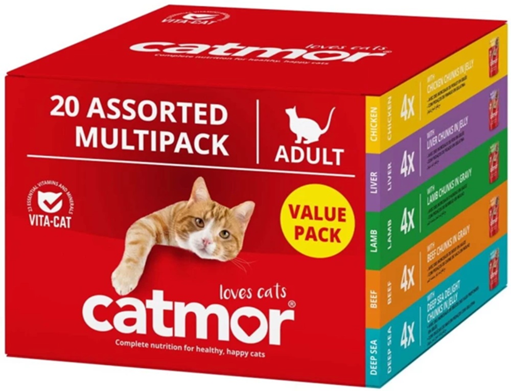 Catmor Adult Multipack Fish & Meat Selection 20X70G