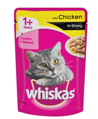 Whiskas Adult Chicken In Jelly 85G