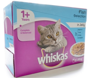Whiskas Adult Fish Favourites In Jelly 12X85G