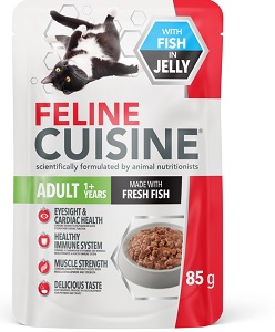Feline Cuisine Fish In Jelly 12X85G