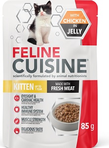 Feline Cuisine Kitten Chicken In Jelly 85G