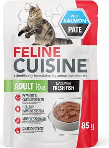 Feline Cuisine Salmon Pate 12X85G