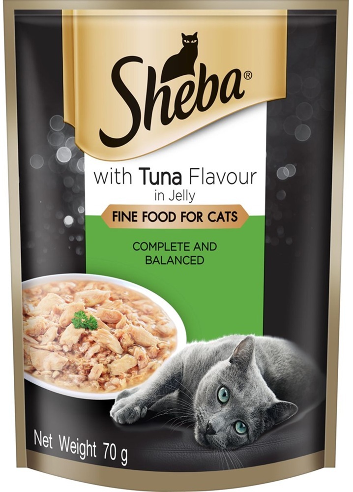 Sheba With Tuna Flavour In Jelly 70G