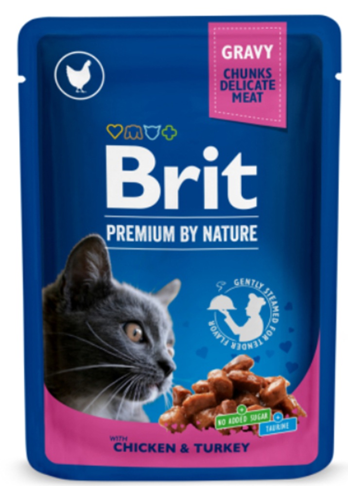 Brit Adult Chicken & Turkey In Gravy 100G