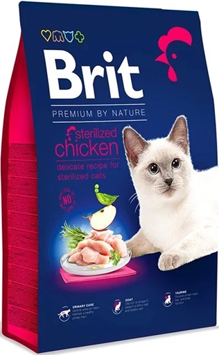 Brit Sterilized Adult Cat Chicken 8Kg