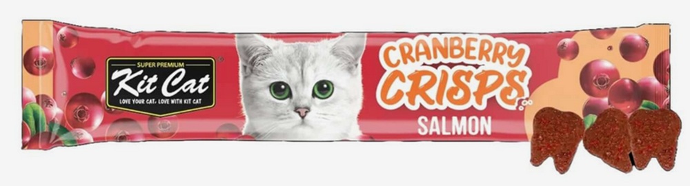 Kit Cat Cranberry Crisps Salmon 20G