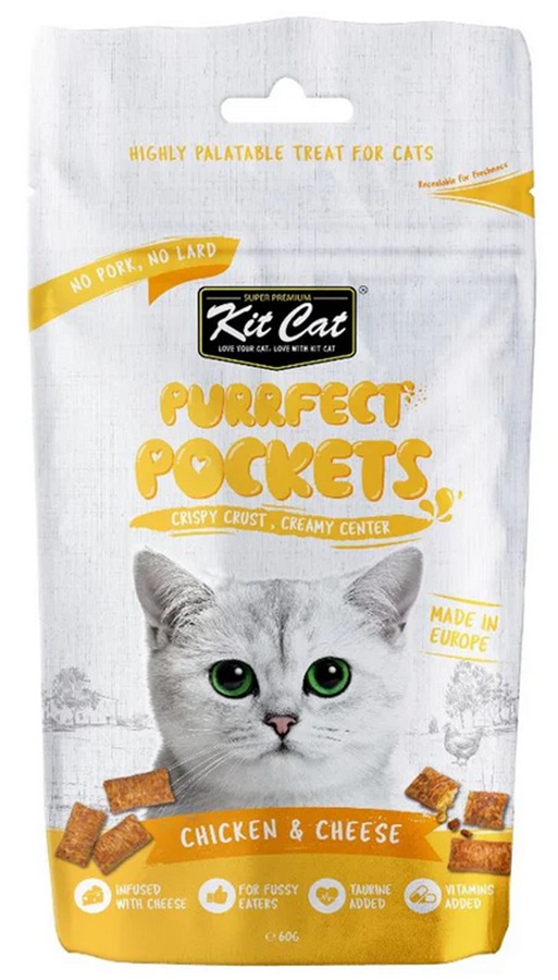 Kit Cat Pockets Purrfect Chicken & Cheese 60G
