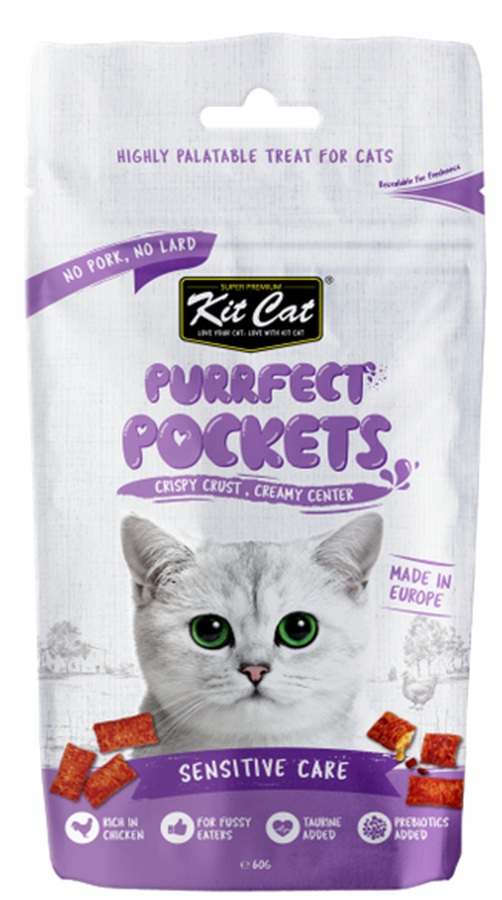 Kit Cat Pockets Purrfect Sensitive Care 60G