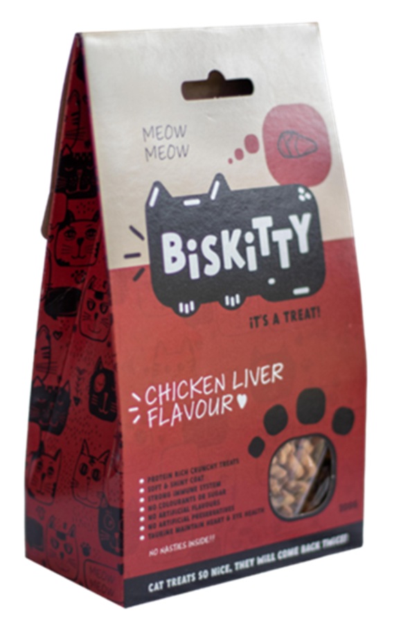 Biskitty Chicken Liver Treats 200G