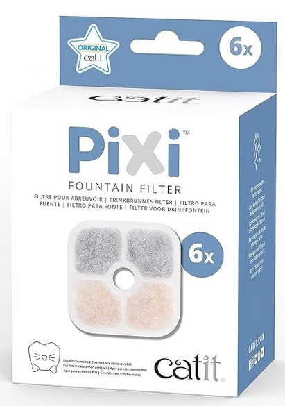 Catit Pixi Fountain Filters 6-Pack