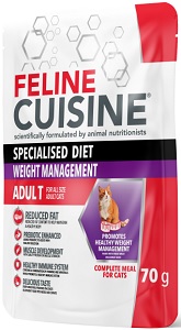 Feline Cuisine Pouch Weight Management 12X70G