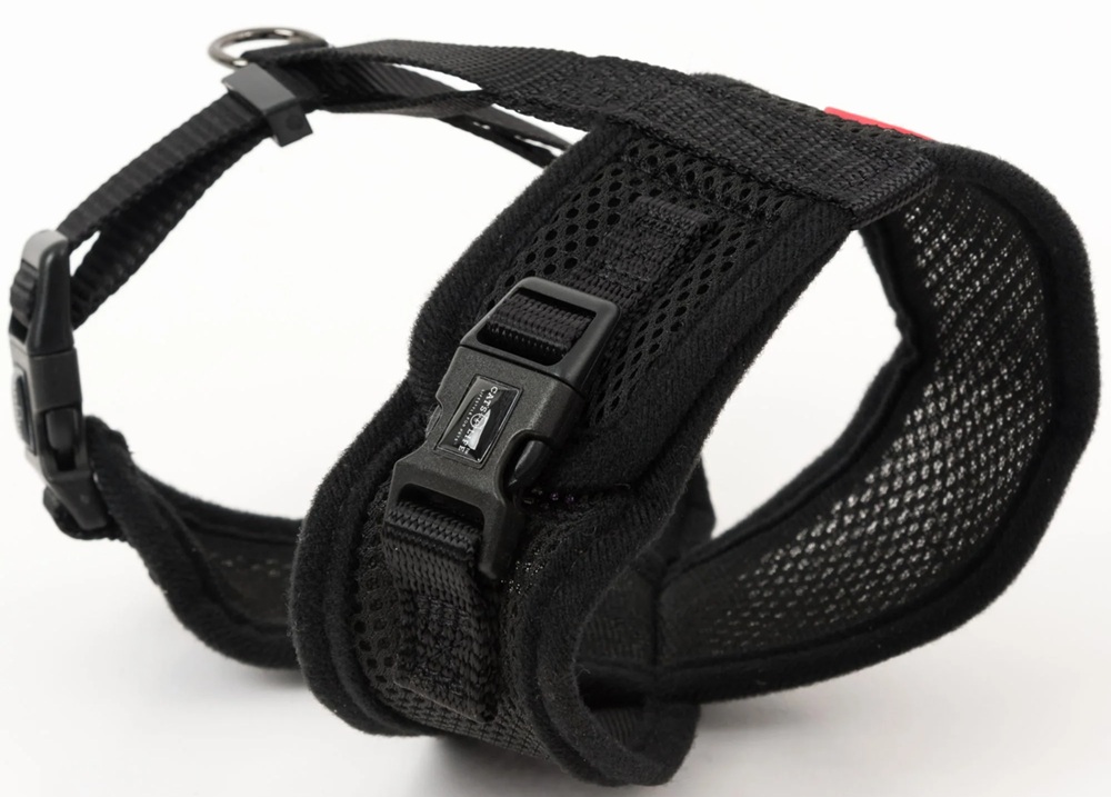 Cat's Life Control Harness With Velcro Black Small