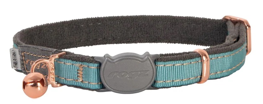 Rogz Urbancat Safety Collar X-Small Turquoise Moon