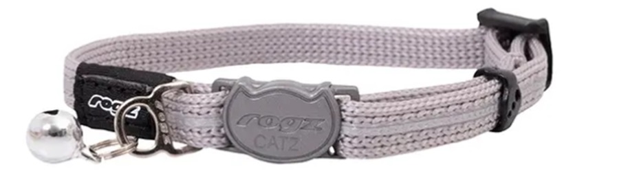 Rogz Alleycat Safeloc Silver 11Mmx20-31Cm