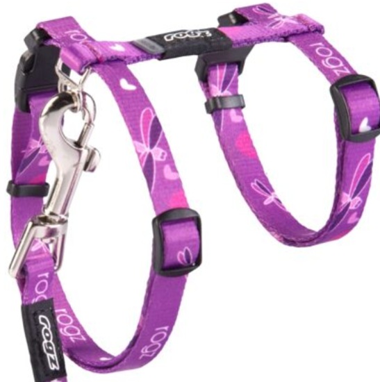 Rogz Kiddy Cat Classic Harness Small 19.8-30Cm Purple