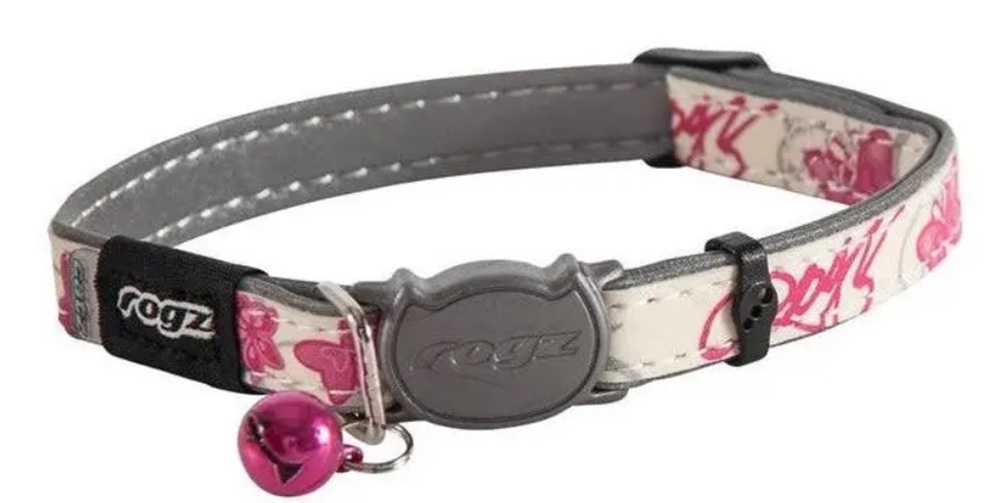 Rogz Glowcat Pink 11Mmx20-31Cm