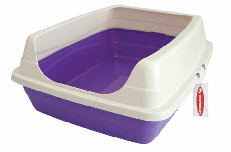 M-Pets Mansura Litter Tray & Rim Asstd. 49X39X18Cm