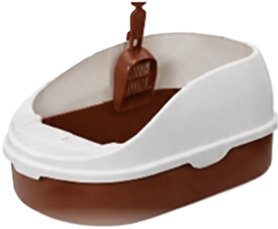 Petsa Max Hi-Back Litter Box Incl. Shovel With Holes 56X39X26Cm