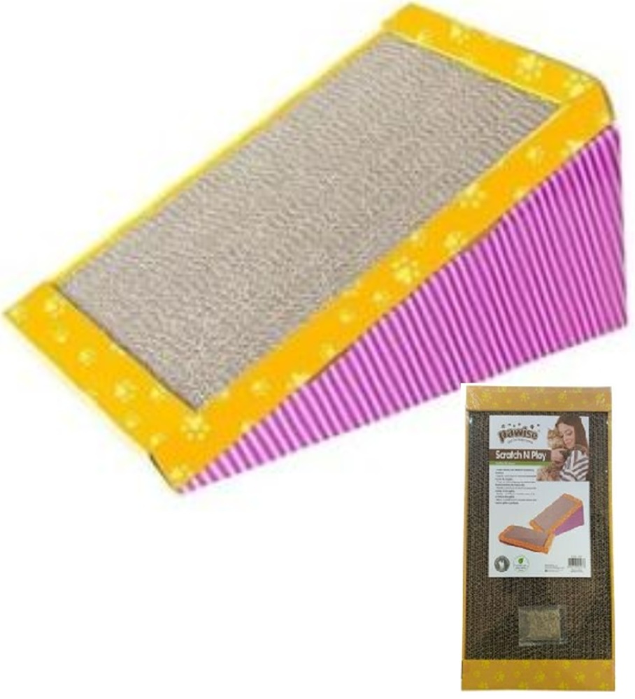 Pawise Scratch N Play Corrugated Wedge 25X47X5Cm