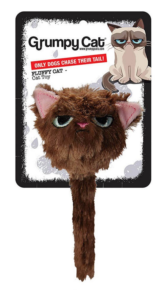 Rosewood Fluffy Grumpy Cat Brown