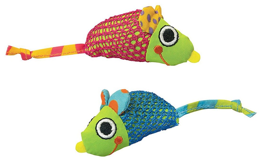 Petstages Dental Chew Mice With Catnip