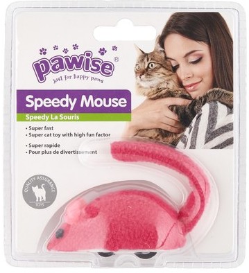 Pawise Speedy Mouse Asstd. 9Cm