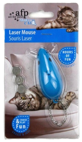 All For Pets Modern Laser Mouse Blue 8X8X5Cm