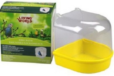 Living World Plastic Bath 13X13X14Cm