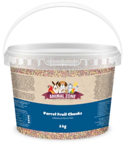 Animal Zone Fruit Chunks Tub 3Kg
