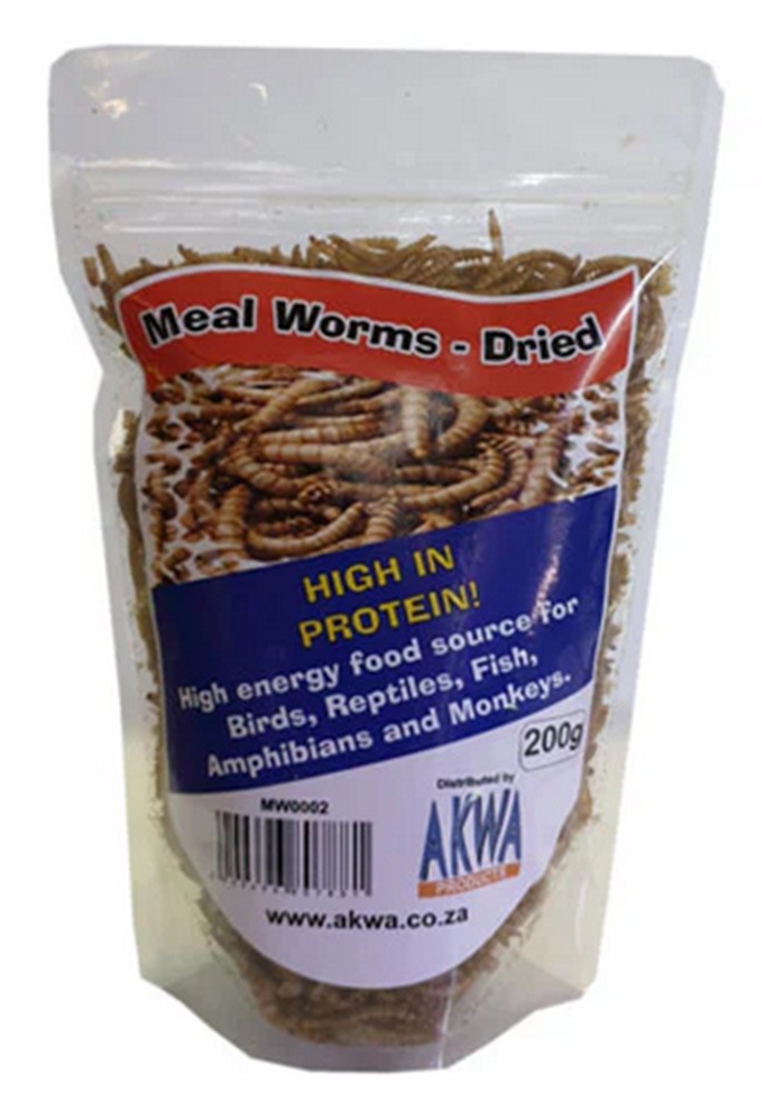 Akwa Mealworms Dried 200G