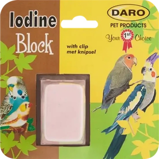 Daro Iodine Mineral Block With Clip 5.4X3.7X3Cm
