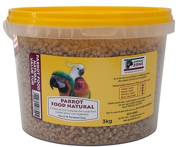 Animalzone Natural Parrot Food 3Kg