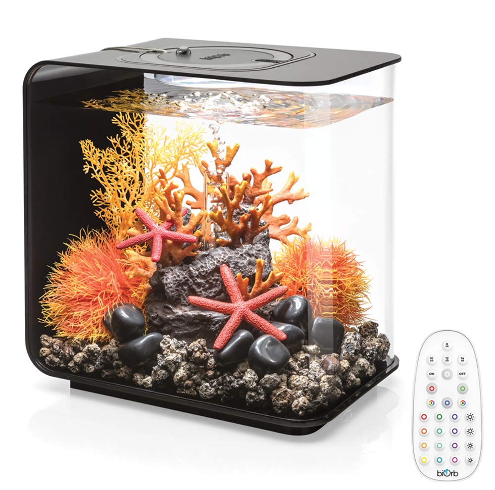 Biorb Aquarium Black Flow 15 With Mcr Lights