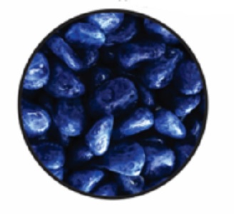 Kw Aquarium Pebbled Blue Pearl 2Mm 1Kg