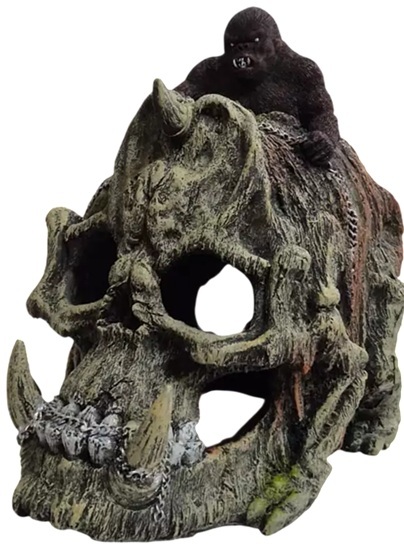 Akwa Ancient Gorilla Skull 11X16X17Cm