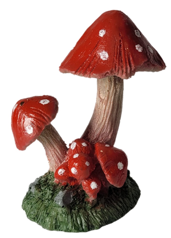 Akwa Small Mushroom Ornament 9X6X11Cm