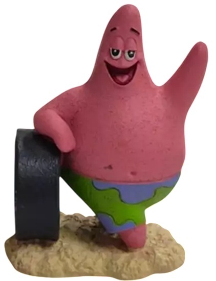 Akwa Patrick Star Ornament 5X8X4Cm