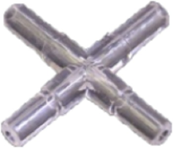 Daro Air Tubing Cross Piece Ea 4Mm Ea