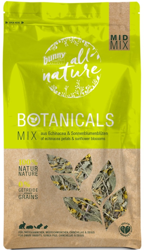 Bunny Nature Botanicals Mid Mix Echinacea Petals & Sunflower 140G