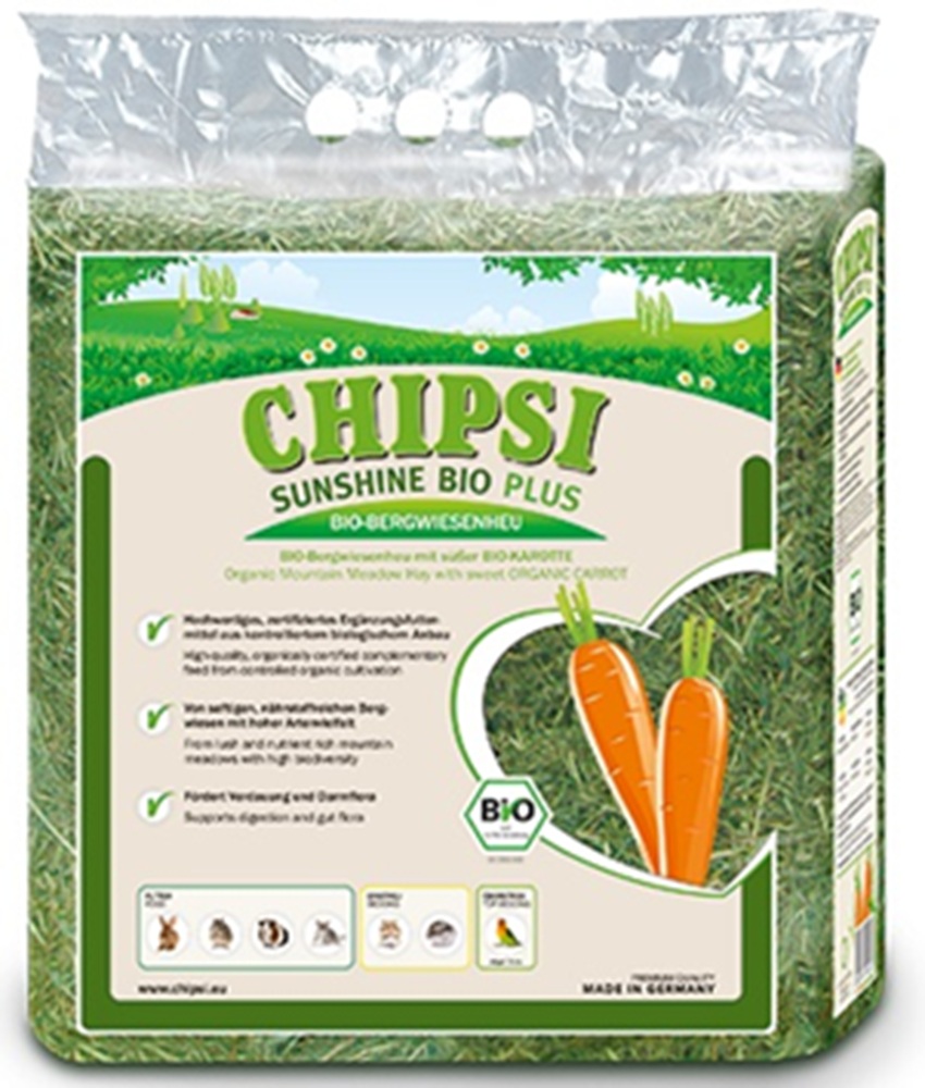 Chipsi Sunshine Bio Plus Hay & Carrot 600G